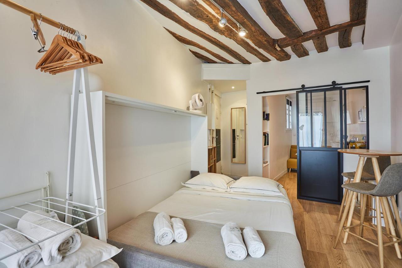Studio Le Marais Renove / Paris Historique Apartman Kültér fotó